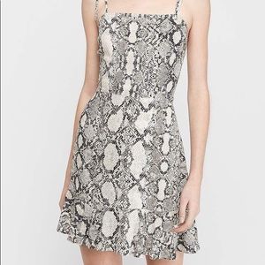 Express Snakeskin Print Dress
